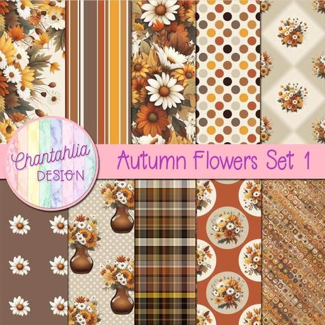 Free digital papers in an Autumn Flowers theme. Match them with the other digital papers, design elements and more in the Autumn Flowers set on Chantahlia Design. Instant download. Use them in your digital scrapbooking, digital planning, card making and other digital crafts or print them off for paper crafts Free Digital Scrapbooking Elements, Digital Paper Free Download, Digital Paper Freebie, Papers Design, Free Digital Scrapbooking Paper, Scrapbook Printables Free, Flowers Theme, Digital Art Journal, Thanksgiving Paper