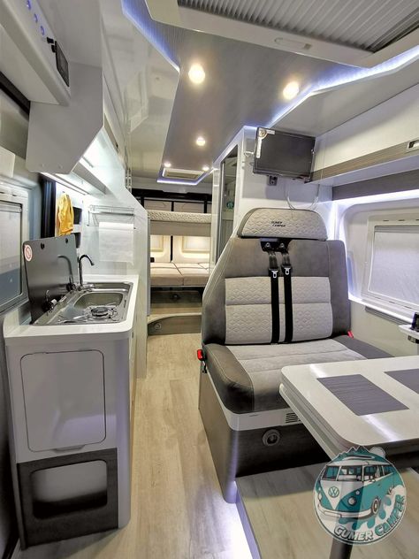 Family Of 4 Camper Van, Ambulance Conversion Campers, Fiat Ducato Campervan Interior, Fiat Ducato Campervan, Campervan Conversions Layout, Fiat Ducato Camper, Van Conversion Layout, Ducato Camper, Campervan Bed