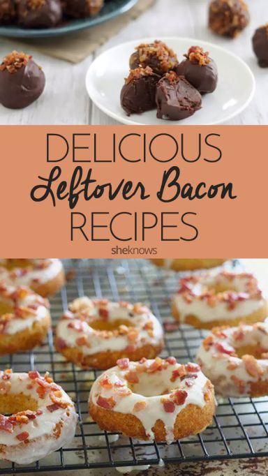 Bacon Recipes For Breakfast, Leftover Bacon Recipes, Recipes Using Bacon, Leftover Bacon, Bacon Recipes Breakfast, Bacon Wrapped Meatloaf, Bean And Bacon Soup, Bacon Dishes, Chocolate Bacon