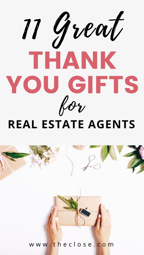 Looking for a great gift for your Realtor and not sure where to start? You’re not alone. We put together this cheat sheet of gifts your Realtor really wants. #bestrealtorgifts #bestgiftsforyourrealtor #holidaygiftideas #thankyougiftideas #giftideas #realtorgiftideas #theclose Thank You Gift Baskets For Realtor, Gifts For Your Male Realtor At Closing, Gift To Realtor Thank You, Buyer Gifts Real Estates, Realtor Appreciation Gifts, Real Estate Agent Gift From Client, Christmas Gift Ideas For Real Estate Clients, Relator Gift Ideas, Thank You Gift For My Realtor