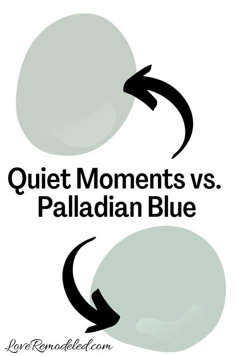 Benjamin Moore Quiet Moments vs. Palladian Blue Bm Palladian Blue Bathroom, Benjamin Moore Blue Green Paint Colors, Palladian Blue Bedrooms, Paladian Blue, Benjamin Moore Ocean Air, Popular Blue Paint Colors, Benjamin Moore Paint Colors Blue, Benjamin Moore Palladian Blue, Soft Blue Paint Colors