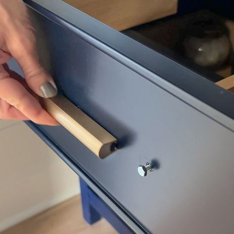 Cabinet Pull Holes Slightly Off? Here's What to Do! Drawer Pulls Diy, Hemnes Dresser, Driven By Decor, Kitchen Pulls, Cabinet Pulls, Cabinet Pull, Cabinet Knobs, Drawer Pulls, Cabinet Hardware