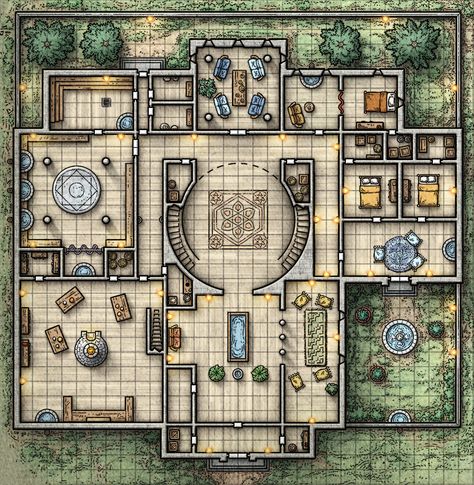 Foto – Google+ Rpg Wallpaper, Pathfinder Maps, Fantasy City Map, Map Layout, Building Map, Dnd World Map, Fantasy World Map, House Template, Tabletop Rpg Maps