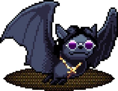 Ozzy Bat, Ozzy Osbourne Bat, Systems Art, Dark Creatures, Bat Cave, Prince Of Darkness, Pfps Matching, Crazy Train, Vampire Bat