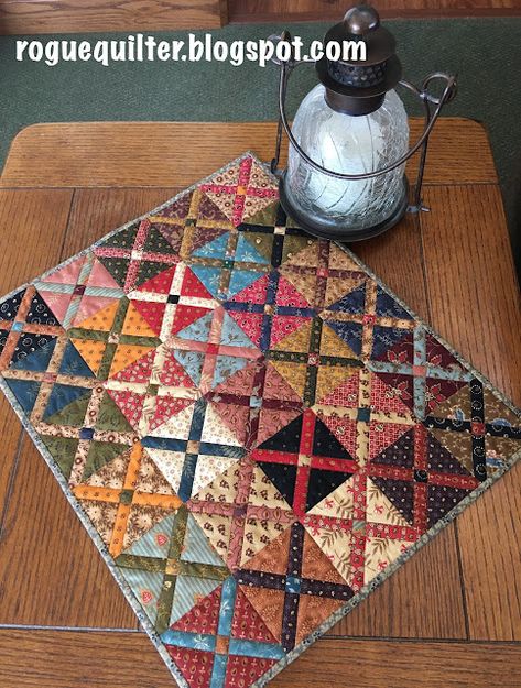 Primitive Quilts And Projects, Small Quilts Projects Wall Hangings, Pam Buda Quilts, Quilt Display Racks, Small Quilting Projects, Hourglass Quilt, Puzzle Quilt, Small Quilt Projects, Pam Buda