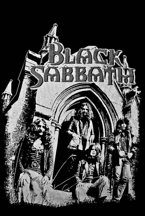 Dio Black, Music Art Painting, Musician Artwork, Rock N Roll Art, Rock Band Posters, Rock Posters, Heavy Metal Bands, Black Sabbath, Band Posters