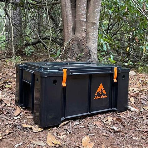 Alu-Cab Wolf Pack Cargo Box Overland Storage, Leer Truck Caps, Camp Trailer, Camping Box, Truck Caps, Tires For Sale, Rigid Industries, Overland Vehicles, Top Tents