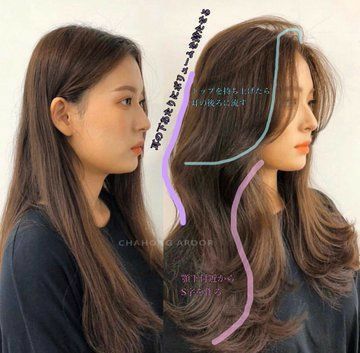 Layered Haircuts Straight Hair, Korean Long Hair, Wolf Haircut, Haircuts For Long Hair With Layers, Haircut Long, Hair Color Streaks, Long Wolfcut Haircut, Hairstyles For Layered Hair, Wolfcut Haircut