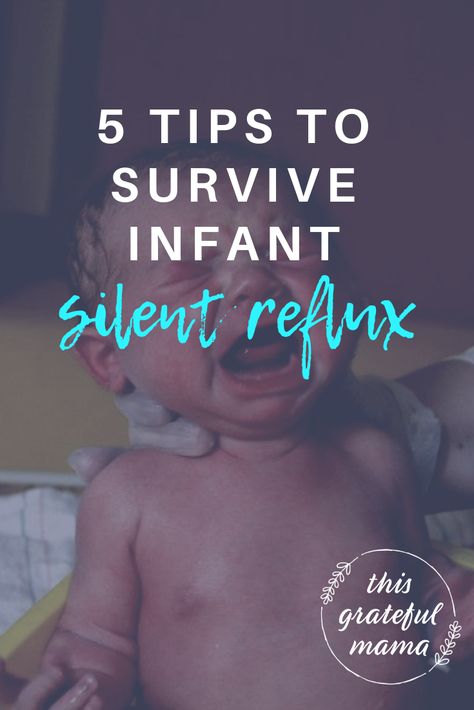 5 Tips for Parents to Survive Infant Silent Reflux. Infant Silent Reflux is NOT silent. #silentreflux #infantreflux #reflux #baby #hurtingbaby #parenting #tips #motherhood Silent Reflux, Reflux Baby, Biblical Parenting, Exercise During Pregnancy, Breastfeeding Positions, Tips For Parents, Emotional Child, Parenting Tools, Parenting Help