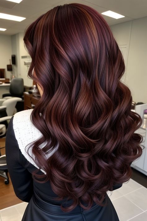 hair color ideas | hairstyles Zicxa Photos, Edgy Hair Color, Hair Color Mahogany, Rambut Brunette, Wine Hair, Dark Red Hair, Hair Color Auburn, Pretty Hair Color, Edgy Hair