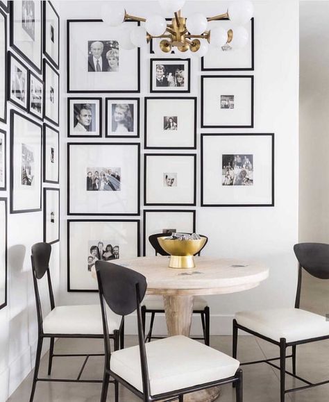 Our 10 Most Popular Instagram Posts of 2019 (Plus My Unexpected Feelings) - Emily Henderson #homedesign #designtrends #style Small Dining Room Decor, Family Photo Wall, The Golden Girls, White Pictures, Design Blogs, Style Deco, Dining Nook, Small Dining, Decor Minimalist