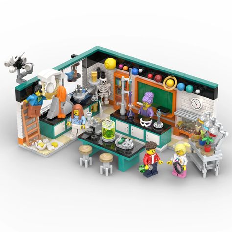 LEGO IDEAS - Celebrate the wonder of STEM! - Science Classroom Lego Science, Lego Classroom, Anatomy Biology, Stem Science, Popular Science, Meteorology, Lab Equipment, Science Lab, Lego Ideas