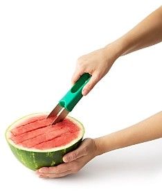 Chef'n Slicester Watermelon Slicer Watermelon Cubes, Perfect Watermelon, Big Knife, Watermelon Slicer, Cut Watermelon, Kitchen Tools And Gadgets, Outdoor Cooking, Leicester, The Block