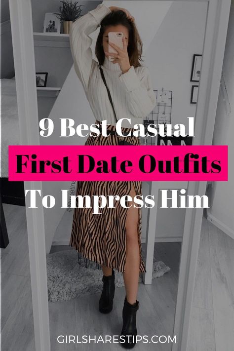 Casual Dress For Date Night, Dress For Date Night Classy Cute Outfits, Going Out For Dinner Outfit Winter, Date Night Summer Outfits Casual, Date Night Looks Casual Summer, Cute Day Date Outfits Winter, First Date Night Outfit Winter, Day And Night Outfit Ideas, First Meeting Outfit What To Wear Dates