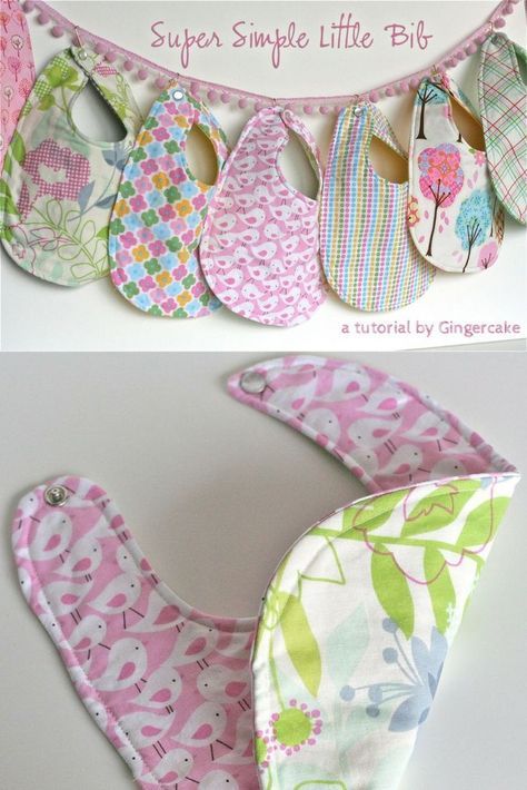 Baby Gift Sewing Projects, Baby Bibs Patterns Free, Bib Tutorial, Baby Bib Pattern, Baby Gifts To Make, Baby Bibs Patterns, Bib Pattern, Handmade Baby Gifts, Baby Sewing Projects