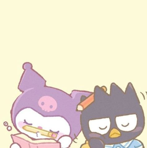 Bad Badtz Maru And Kuromi, Batzu Maru And Kuromi, Batz Maru X Kuromi, Kuromi And Batzmaru Matching Pfp, Kuromi And Badtz Maru Wallpaper, Badtz Maru And Kuromi Matching Pfp, Badz Maru And Kuromi, Kuromi And Batzmaru, Maru And Kuromi