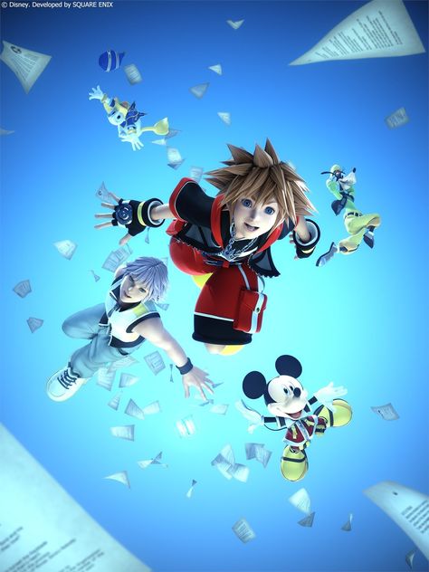 Kingdom Hearts Kingdom Hearts Dream Drop Distance, Dream Drop Distance, Kingdom Hearts Wallpaper, Kh 3, Disney Kingdom Hearts, Kingdom Hearts Fanart, Disney Kingdom, Sora Kingdom Hearts, Kingdom Hearts Art