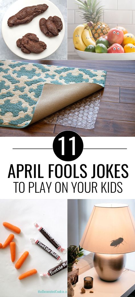 11 Fun & Simple April Fools Pranks to Play On Your Kids. Give your kids a giggle with these April Fools jokes that are easy to do. #aprilfools #aprilfoolsday #pranks #funny #kids Pranks For School, Best April Fools Pranks, Funny April Fools Pranks, Pranks To Pull, Kids Gratitude Journal, Easy Pranks, April Fools Day Jokes, Best April Fools, April Fool's Prank