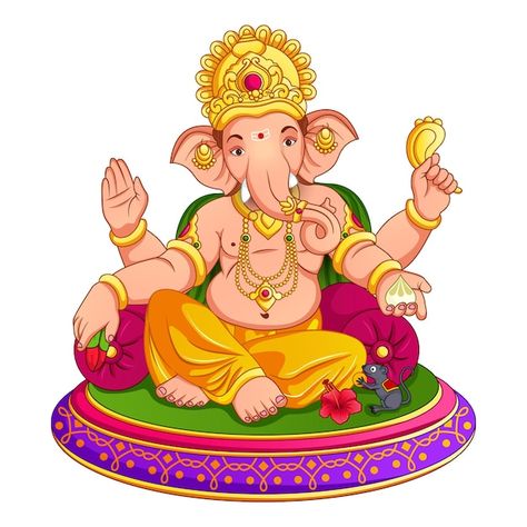 Ganpati Illustration, Ganesh Chaturthi Png, Ganesh Chaturthi Festival, Ganesh Ji Images, Ganesha Drawing, Ganesh Art Paintings, Happy Ganesh Chaturthi Images, Ganesh Chaturthi Images, Ganesh Wallpaper