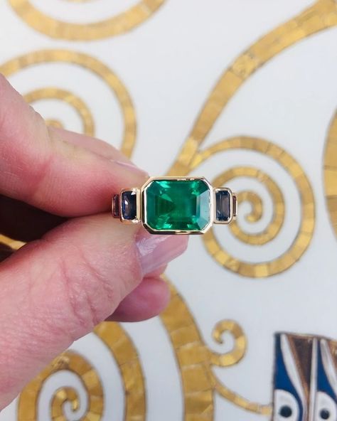 Brent Neale Engagement Ring, Brent Neale, The Client, Something Different, She Said, Custom Engagement Ring, The Story, Engagement Ring, Emerald