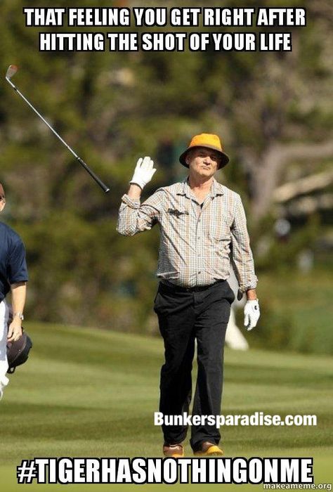 Golf meme of the day #golfing Jw Humor, Staff Room, Golf Quotes, Teacher Memes, Bill Murray, Teacher Jokes, Golf Humor, Teacher Quotes, E Card