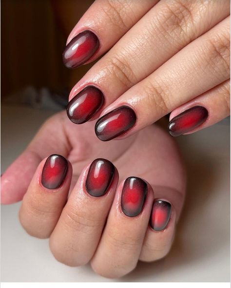 Aura Nails Black, Aura Nails Red, Black And White Aura, White Aura Nails, Aura Nails Blue, Aura Nails Pink, Red Aura Nails, Aura Nail Art, Blue Aura Nails