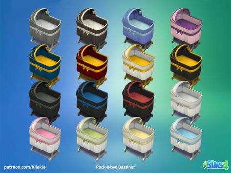 Rock-a-bye Bassinet The Sims 4 Build / Buy - CurseForge Sims 4 Cc Basinet, Sims 4 Bassinet, Sims 4 Infant Bassinet, Sims 4 Bassinet Cc, Sims 4 Default Bassinet, Sims 4 Cribs Functional, Sims4 Infant Crib, Sims 4 Patreon, Simple Texture