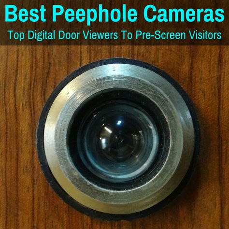 The best peephole door cameras protect you, your family and your home from unwanted intruders. Our reviews ensure you get a door viewer that works, unlike the... Door Peephole Ideas, Front Door Peephole, Peep Hole Door Ideas, Peephole Door, Camera Door, Front Door Camera, Spy Technology, Apartment Doors, Door Camera