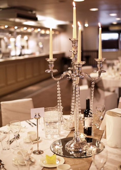 Pearls Wedding Theme, Cheap Wedding Table Centerpieces, Cheap Wedding Centerpieces, Candelabra Wedding, Elegant Room, Silver Candelabra, Candelabra Centerpiece, Pink Wedding Cake, Wedding Cards Handmade