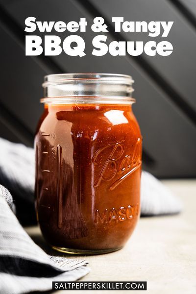 Tangy Bbq Sauce Recipe, Sweet And Tangy Bbq Sauce, Vinegar Based Bbq Sauce, Steak Sauces, Creamy Fish, Skillet Food, Pepper Skillet, Healthy Salad Dressings, Best Barbecue Sauce