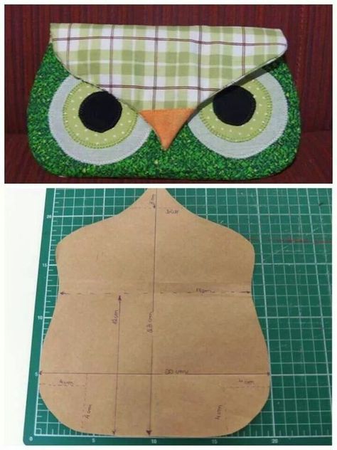 Owl purse pattern Owl Bags, Owl Purse, Owl Bag, Sew Ins, Costura Diy, Owl Crafts, Sewing Purses, Owl Patterns, Small Sewing Projects