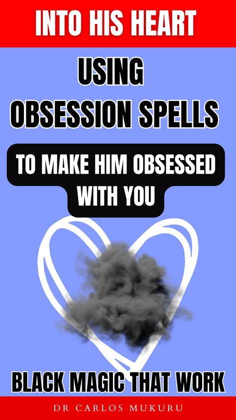 🌟 Ignite His Passion with Obsession Spells that Deliver Swift Results ⚡️! Explore Witchcraft, Hoodoo, and Black Magic Rituals 🕯️. Experiment with Chants and Jar Spells 🪆 – No Ingredients Needed! Unleash the Magic that Acts Instantly 🌙. Create His Obsession Effortlessly 💫. #ObsessionSpells #LoveMagic #Witchcraft #Hoodoo #BlackMagic #Chants #NoIngredients #MakeHimObsessed #MagicalLove Hoodoo Obsession Spell, Love Spells To Make Him Obsessed, Obsession Spells Witchcraft, Make Him Obsessed With You Spell, Obsession Spell Jar, Love Spells That Work Fast, Obsession Spells That Work Fast, Spells No Ingredients, Learn Witchcraft