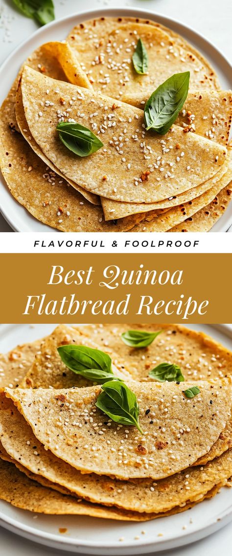 Image for Best Quinoa Flatbread Recipe Quinoa Wrap Recipes, Quinoa Flatbread, Quinoa Wraps, Side For Dinner, Quinoa Tortillas, Quinoa Wrap, Best Quinoa, Healthy Wrap, Tortillas Recipe