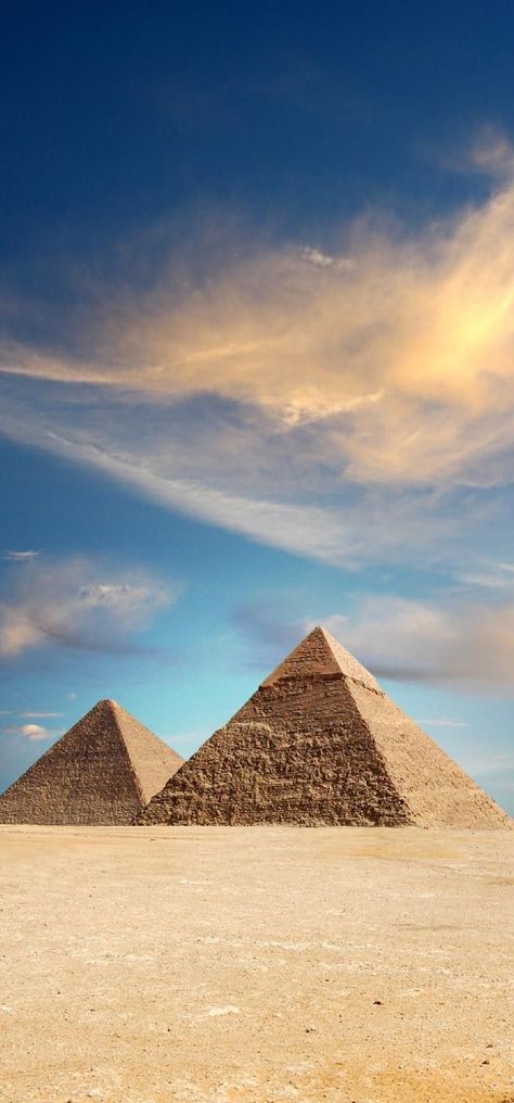 sky, pyramid, sunset, sun, travel, outdoors, desert, sand, archaeology, architecture, nature, fair weather, ancient, summer, dawn Architecture Nature, Iphone Wallpaper Landscape, Hd Nature Wallpapers, Iphone Wallpaper Sky, Egyptian Pyramids, Nature Wallpapers, Adventure Aesthetic, Ancient Egyptian Art, Travel Outdoors