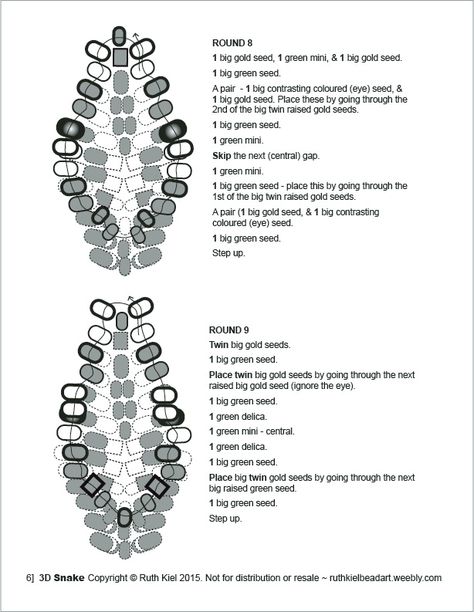 Seed Bead Snake Pattern, Beaded Snake Pattern How To Make, Beaded Snake Tutorial, Snake Bead Pattern, Bead Animals Patterns Easy Free, Bead Snake Pattern, Beaded Snake Pattern, Bead Snake, 3d Snake