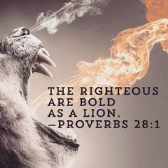 Proverbs 28:1 The wicked flee when no man pursueth: But the righteous are bold as a lion. Lion Tattoo Quotes, The Righteous Are As Bold As A Lion, Fire Lion Tattoo, Creative Tattoos For Men, Lion Bible Verse, Lion Tattoos For Men, Bold As A Lion, Kosher Diet, Lion Roar