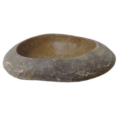 A phenomenal design for the true nature lover. Created from a natural river rock boulder the Natural River Rock Boulder Specialty Vessel Bathroom Sink is completely random in size and shape just as nature intended. No two sinks will look alike. The width and length of each sink range from 16 to 20 inches. This stone sink features a polished interior with a chiseled exterior. Upon receipt of your order, they will send you a link to pictures and dimensions of their current inventory so you can cho Rustic Sinks, Rustic Bathroom Sink, Rock Boulder, Rustic Sink, Stone Vessel Sinks, Wall Mounted Bathroom Sinks, Cream Stone, Undermount Bathroom Sink, Vessel Sink Faucet