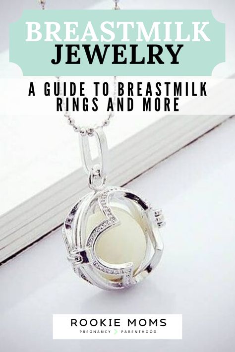 The basic idea of a breast milk ring or piece of breastmilk jewelry is a keepsake memento filled with your very own breast milk. What we really love about this idea is that as unorthodox as it is, it’s a pretty practical memento rather than something that will sit in your room collecting dust. Check out this breastmilk jewelry which is a guide to breastmilk rings and more. #breastfeeding #breastfed #breastfeedingmoms #breastmilk #jewelry Breast Milk Ring, Opal Bar Necklace, Breastmilk Ring, Fall Maternity Outfits, Pregnancy Help, Mom Truth, Lactation Recipes, Breastmilk Jewelry, Pregnancy Fashion