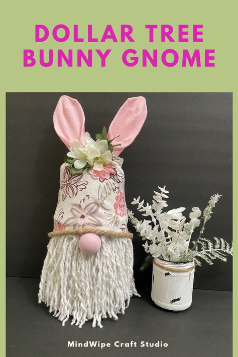 Gnomes For Easter, Easy Gnome Crafts For Adults, Easter Gnomes Diy How To Make, Easter Bunny Gnomes Diy, Dollar Tree Easter Crafts 2023, Spring Gnomes Diy, Diy Easter Gnomes, Easter Gnomes Diy, Easter Pots