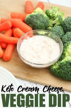 Cream Cheese Veggie Dip, Keto Cream Cheese, Keto Cream, Veggie Dip, Keto Diet Menu, Low Carb Recipes Dessert, Ketogenic Recipes, Food Guide, Clean Eating Snacks