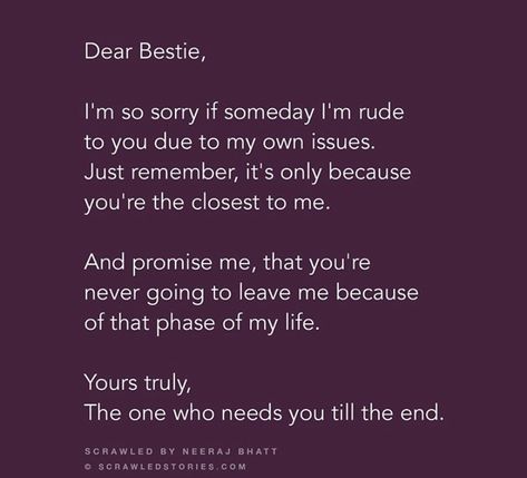 You Were My Best Friend Quotes, Best Sorry Quotes For Her, Sorry Bestie, Sorry Letter, Apology Note, Im Sorry Quotes, Ways To Say Sorry, Letter To Best Friend, Love You Bestie