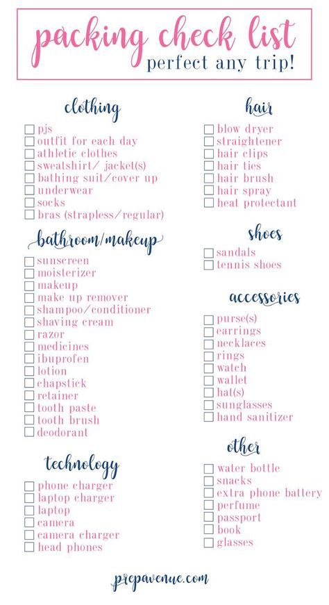 Trip Essentials Packing Lists, Packing Essentials List, Travel Packing Checklist, Road Trip Packing List, Travel Bag Essentials, Road Trip Packing, Trip Packing, Packing List For Vacation, Packing Checklist