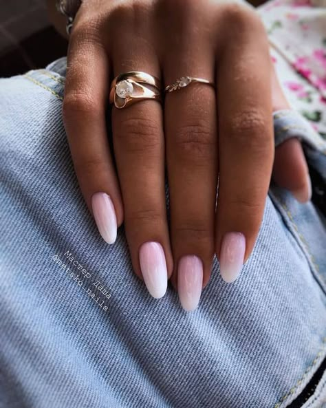 Ombre Gel Nails, Bridesmaids Nails, Graduation Nails, Pink Ombre Nails, Ombre Acrylic Nails, Ombre Nail Designs, Top Nail, Bridal Nails, Pink Ombre