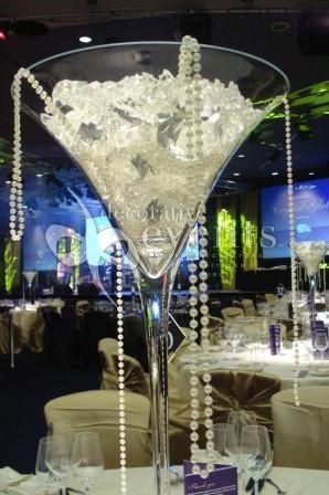 --GIRLS RETREAT--IN A VASE, not ALCOHOL GLASS cute centerpiece idea...DIAMONDs and Pearls Pearl Birthday Party, Diamond Theme Party, Diamonds And Denim Party, Denim And Pearls, Diamond Theme, Pearl Centerpiece, Diamond Centerpiece, Pearl Party, Diamond Party