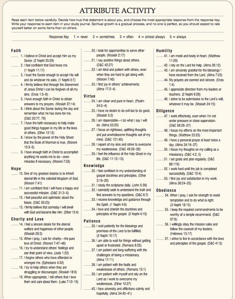 The best definition of a successful life that I've found, is a Christlike one. Christlike Attributes, Healthy Community, Yw Lesson, Lds Lessons, Lds Scriptures, Attributes Of God, Personal Progress, Visiting Teaching, Successful Life