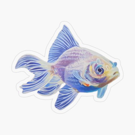 Indie Stickers Aesthetic, Cute Fish Stickers, Fish Stickers Printable, Koi Fish Sticker, Art Stickers Printable, Sticker For Print, White Background Stickers, No Background Stickers, Printable Stickers For Journal