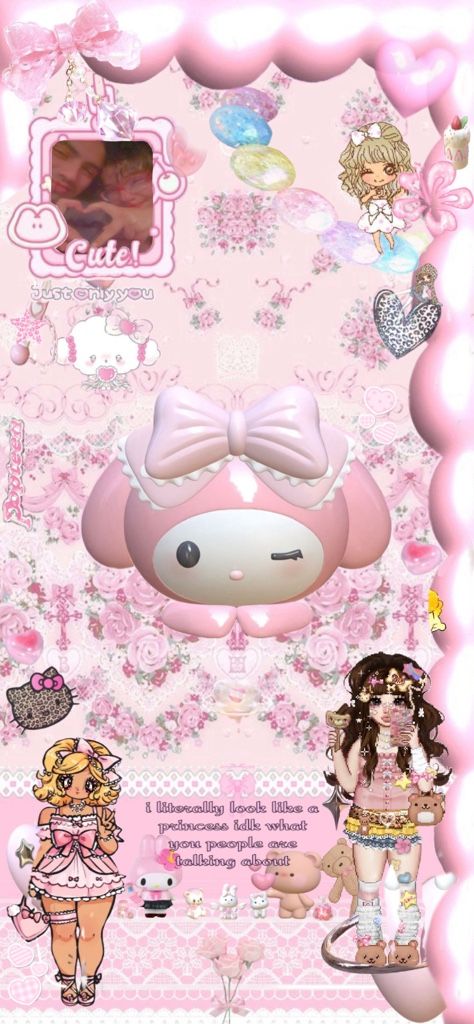 I was going for an all pink soft gyaru theme Pink Gyaru Wallpaper, Gyaru Wallpaper Lockscreen, Gyaru Wallpaper Phone, Gyaru Background, Miku Background, Soft Gyaru, Gyaru Wallpaper, Cute Iphone Wallpaper, Wallpapers Ideas