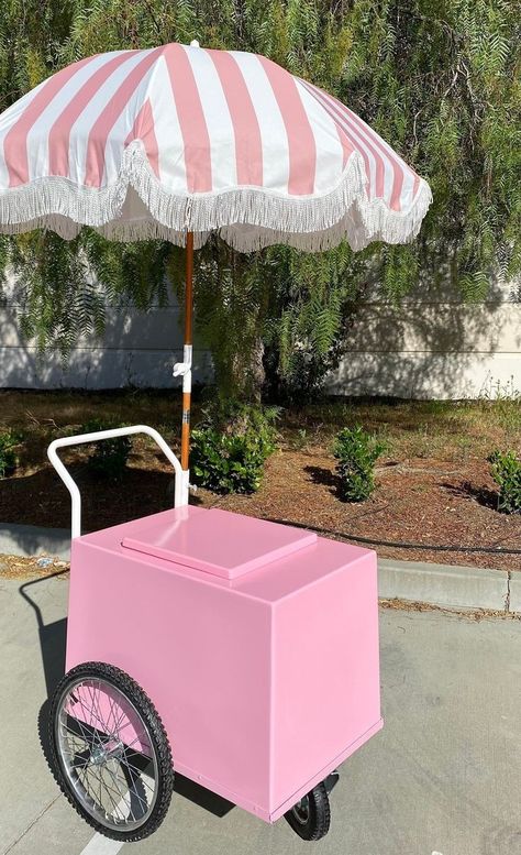 Paleta Cart, Lemonade Cart, Catering Branding, Catering Cart, Vendor Cart, Push Cart, Ice Cream Cart, Street Vendor, Umbrella Holder