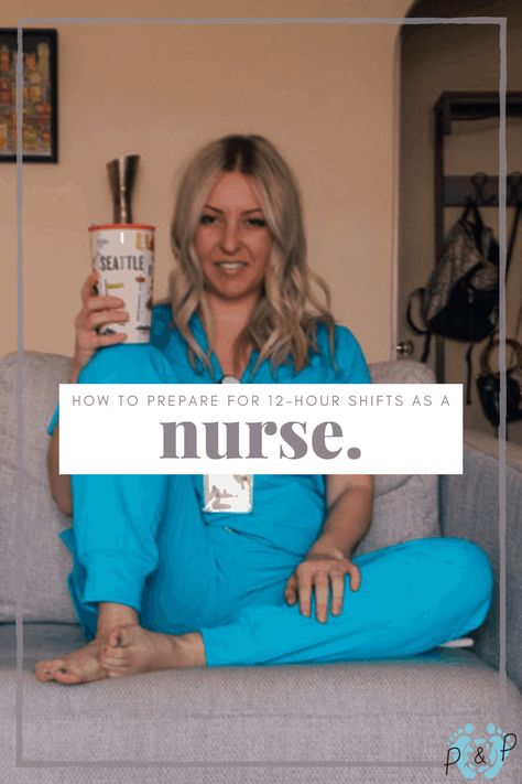 Everything you need to do to prep for a 12-hour shift at the hospital. #nurse 12 Hour Shift Meals, Nurse Schedule, 12 Hour Shift, Nursing School Inspiration, Working Night Shift, 12 Hour Shifts, Labor Delivery Nursing, Nursing School Survival, Career Fields