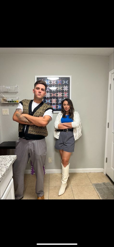 Sloan Ferris Bueller Costume, Ferris Buellers Day Off Costume Couple, Sloan And Ferris Costume, Sloane And Ferris Costume, Ferris Bueller And Sloane Costume, Ferris Bueller Couple Costume, Ferris Buellers Day Off Costumes, Ferris And Sloane Costume, Rom Com Costume Ideas